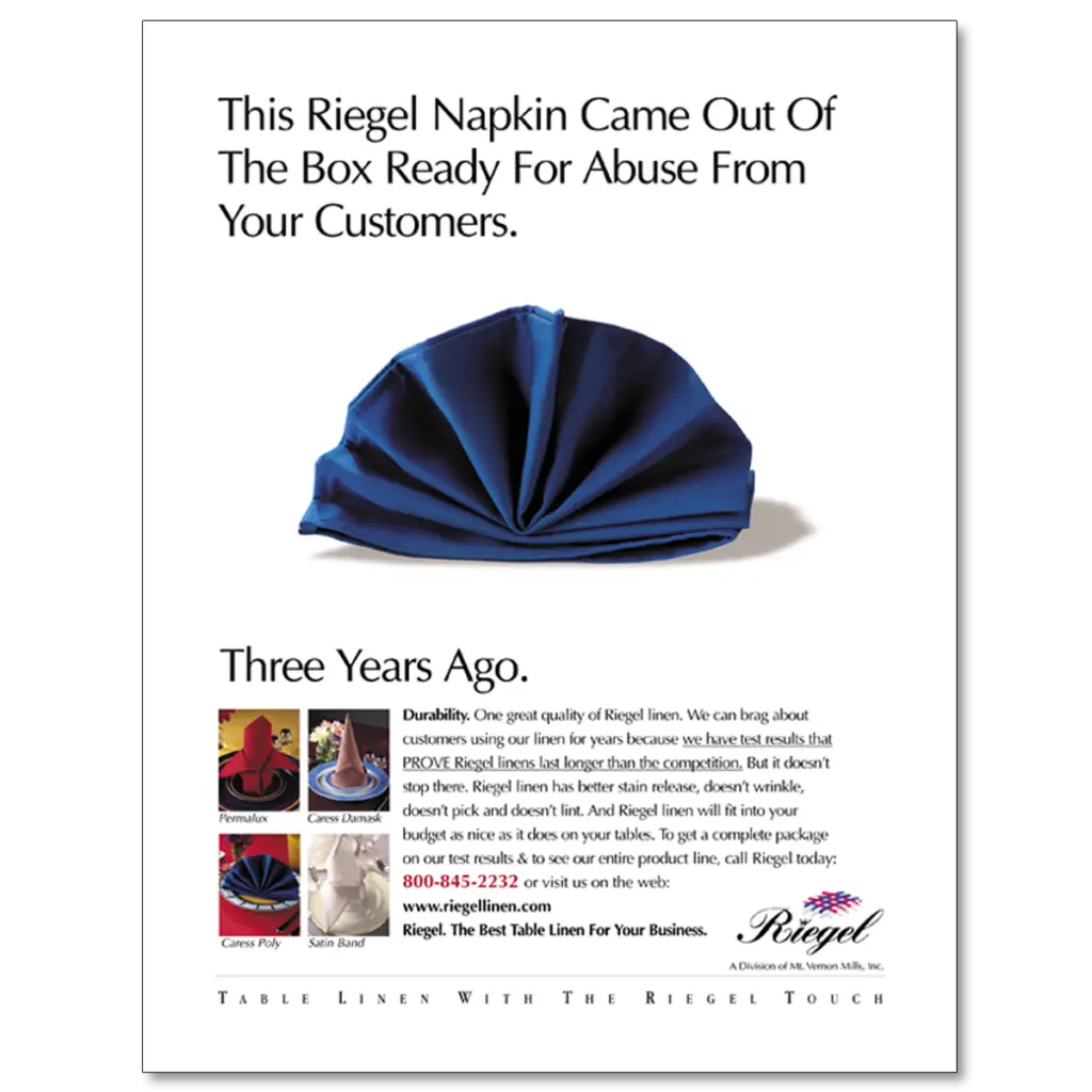 Flying Napkins Advertising can help your company with print ads of every kind