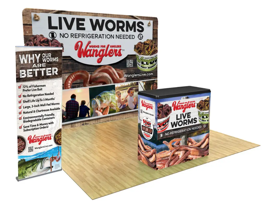 Flying Napkins Advertising can help with package designs, wraps and trade show displays